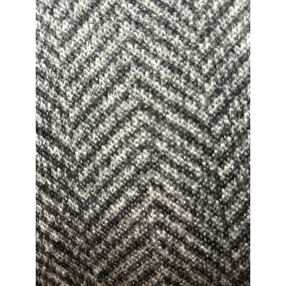 BANANA REPUBLIC Asymmetrical Houndstooth Charcoal Women’s Jacket Medium - Picture 2 of 9